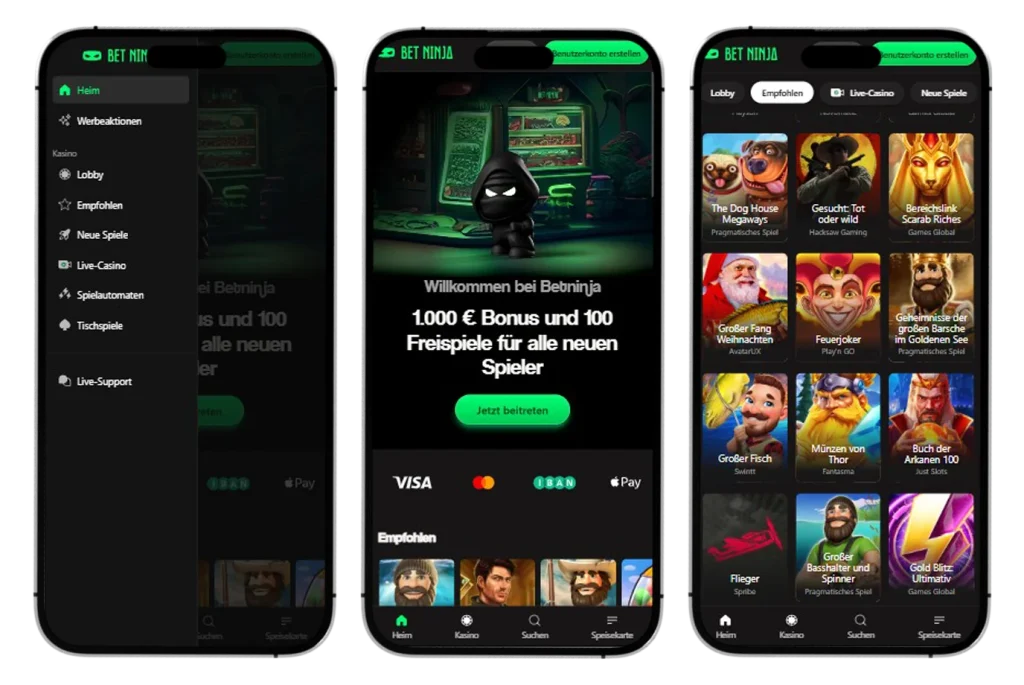 Betninja Casino app